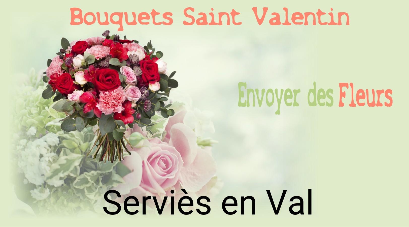 Roses de Saint-Valentin livrées à Serviès-en-Val